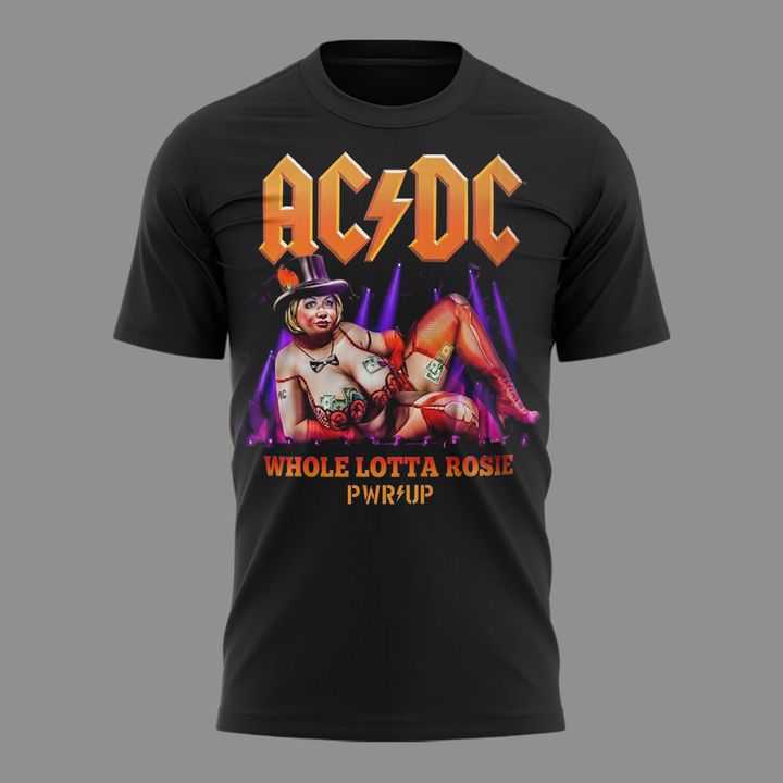 01. New Shirt AC/DC - Exclusive Edmonton Event Shirt - Power Up Tour 2026 T-Shirt