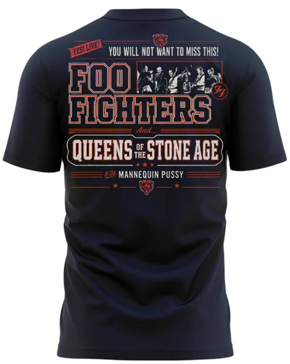 01.19. New Shirt Foo Fighters x Soldier Field - Take Cover Tour 2026 T-Shirt