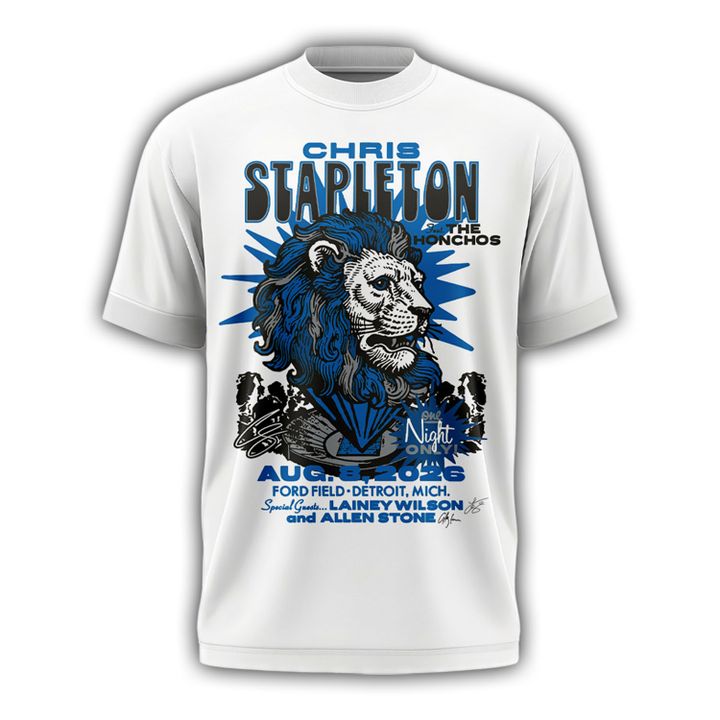 Limited Edition Chris Stapleton x Detroit Lions Event Tee