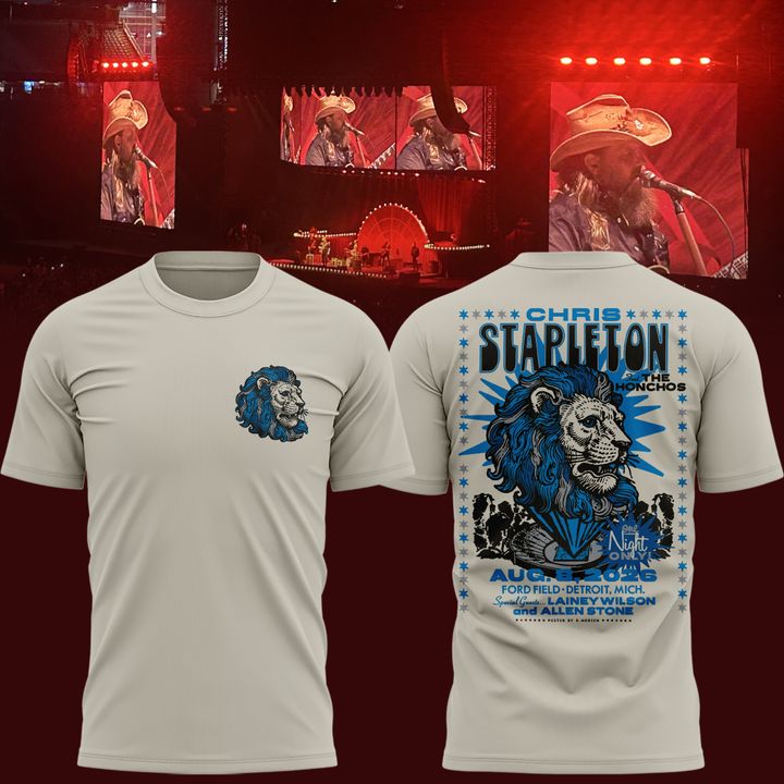 Chris Stapleton Show Tshirt- Detroit, MI - 08/08/2026