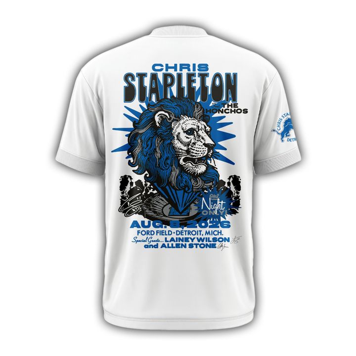 Chris Stapleton x Detroit Lions Event Tee v2