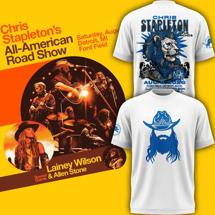 Chris Stapleton x Detroit Lions Event Tee v2