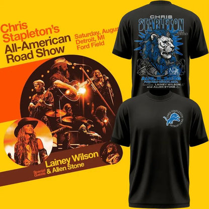 Chris Stapleton Show Tshirt- Detroit, MI - 08/08/2026