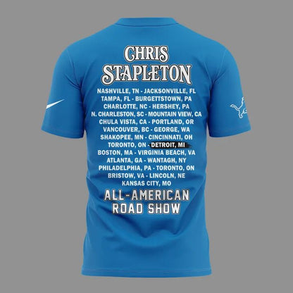 5. Chris Stapleton Show Tshirt- Detroit, MI - 08/08/2026