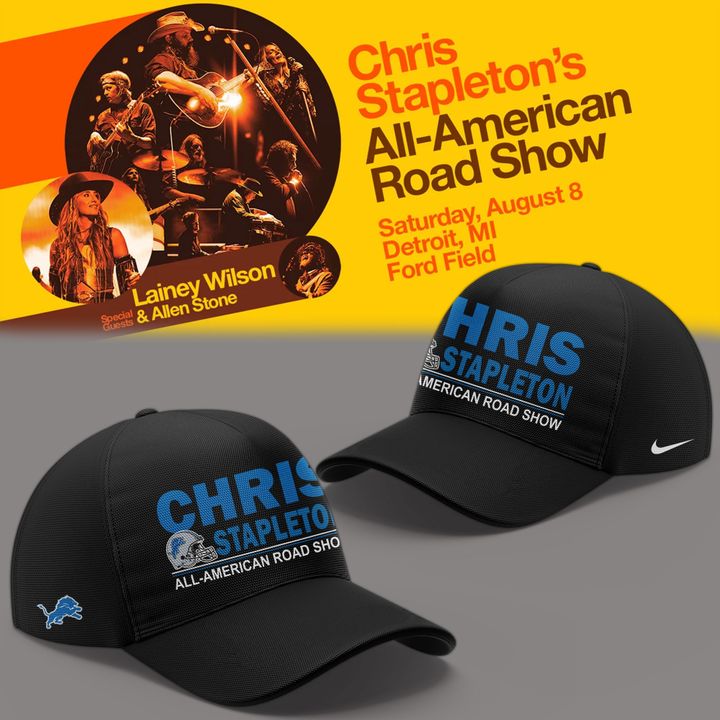 30. Special 2026 Chris Stapleton x Detroit Lions - All American Road Show Hoodie