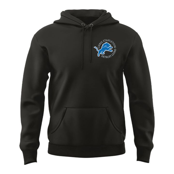 Limited Edition Chris Stapleton x Detroit Lions Event Hoodie Black