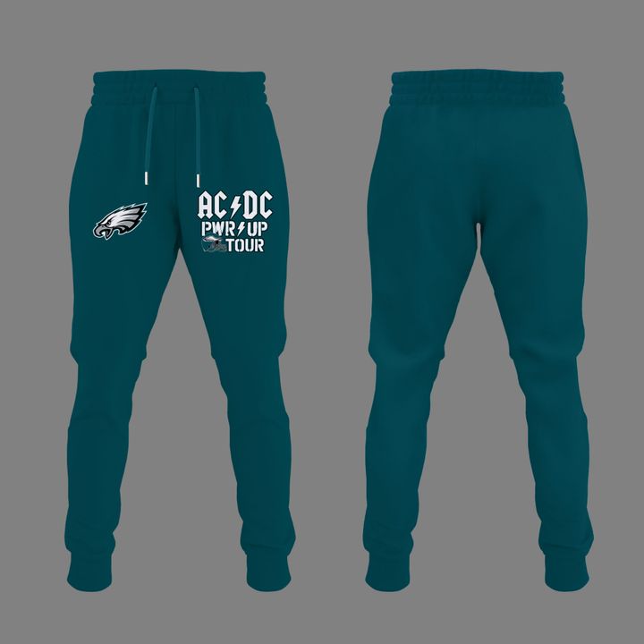 Limited Edition AC/DC x Philadelphia Eagles - POWER UP TOUR 2026 T-Shirt