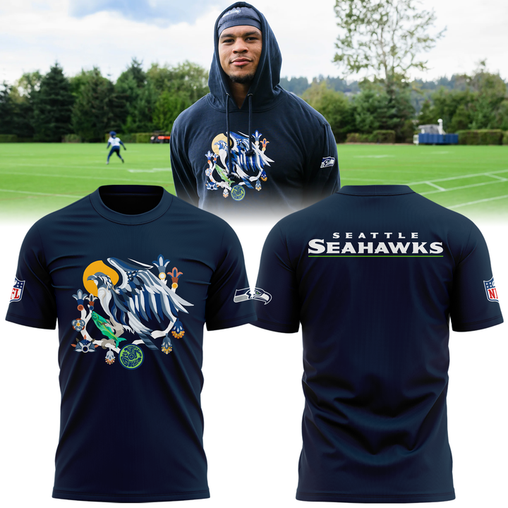Limited Edition Seattle Seahawks Latino Heritage Tshirt 2026