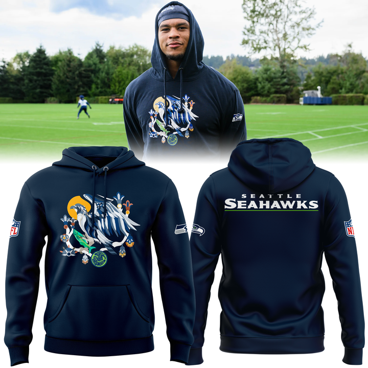 Limited Edition Seattle Seahawks Latino Heritage Hoodie 2026