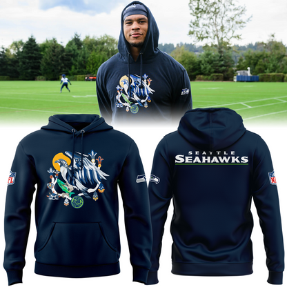 Limited Edition Seattle Seahawks Latino Heritage Hoodie 2026