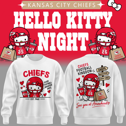 Limited Edition Kansas City Chiefs x Hello Kitty Sweat 2026