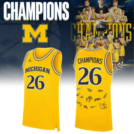 MICH Special Basketball Champions 2026 Limited Edition Yellow Jersey