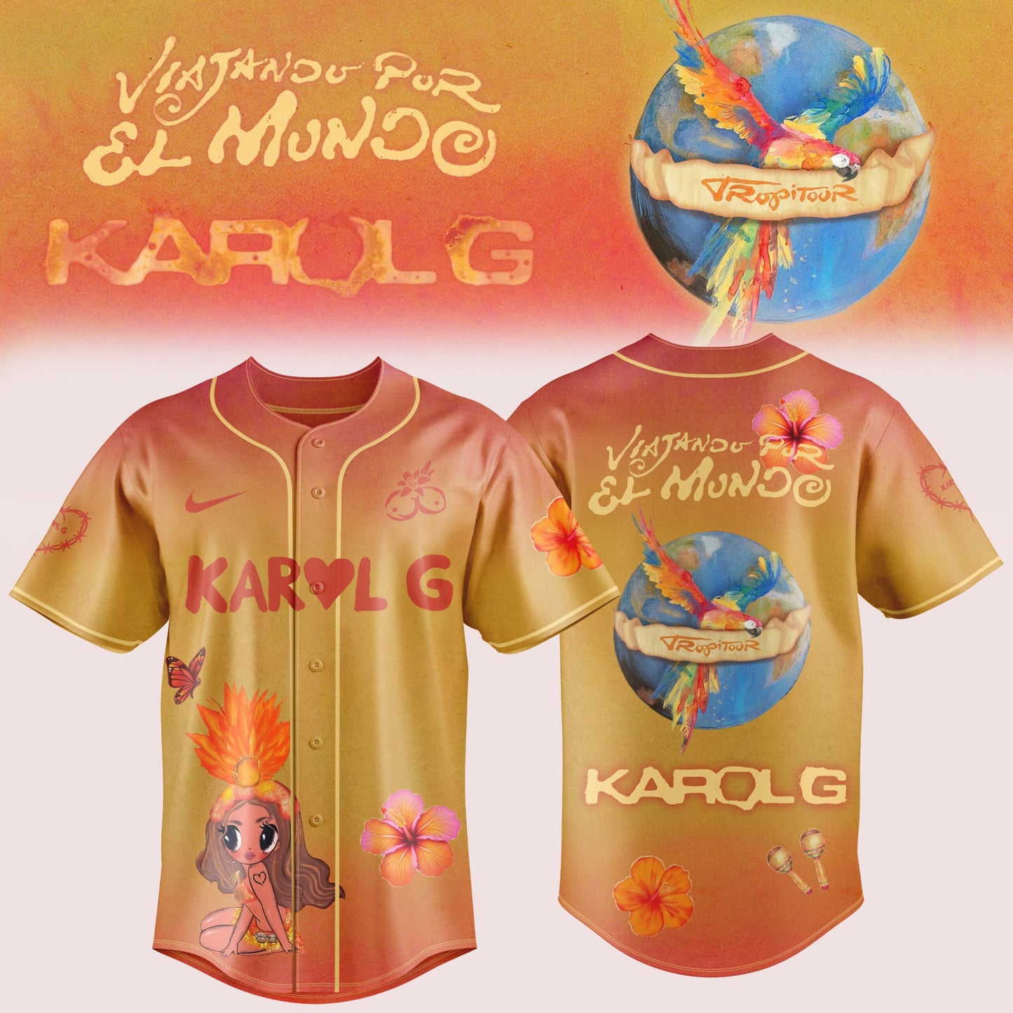 Tropitour Bloom Gold 2026 Edition Jersey
