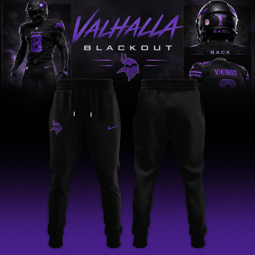Minnesota Vikings ‘Black Out’ 2026 Special Edition T-shirt