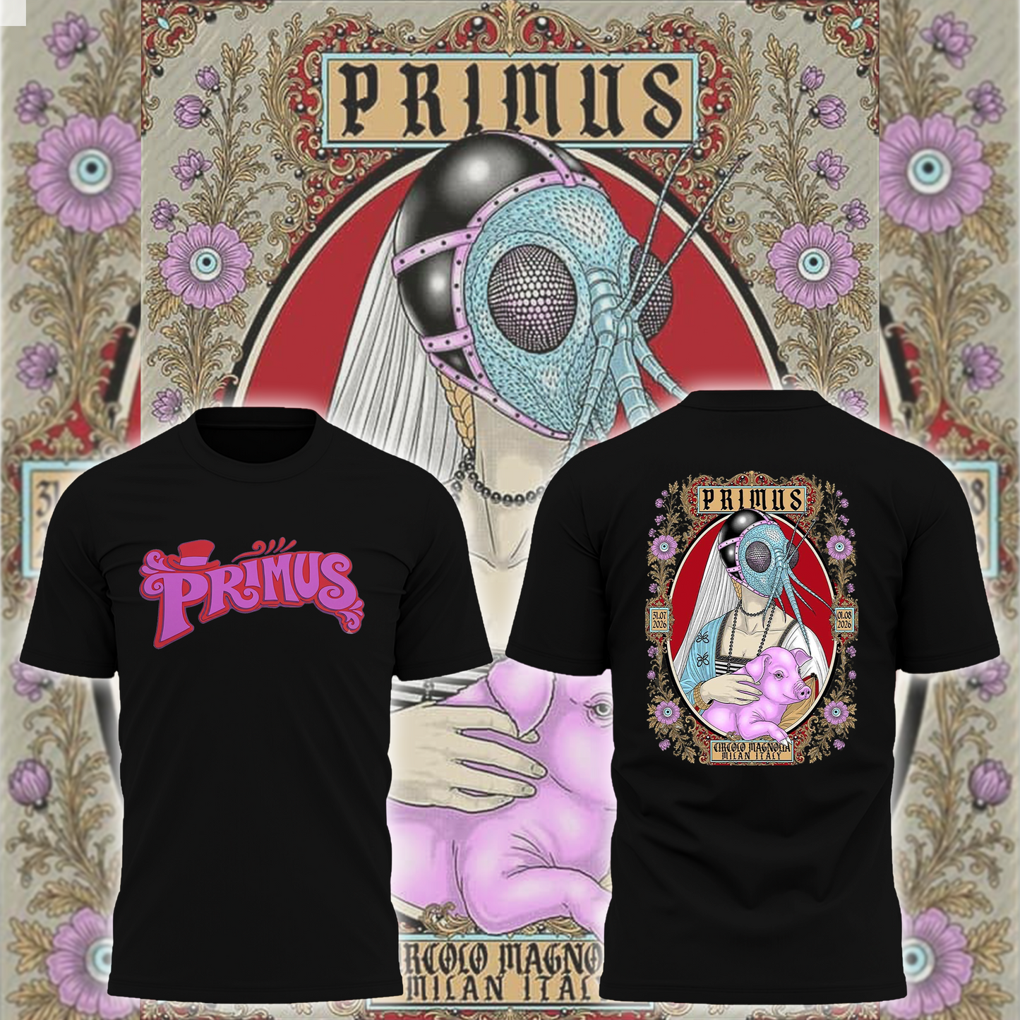 Limited Edition Primus Europe Tour 2026 TShirt