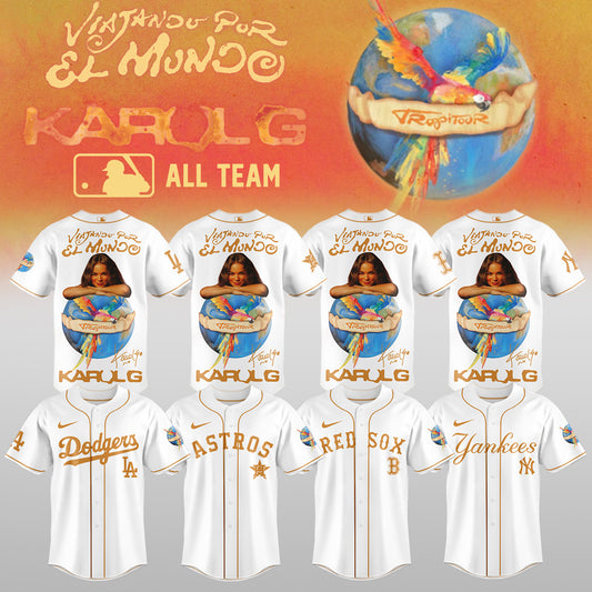 .Baseball x Karol G – Nos Vamos de Tour JERSEY(All Team)