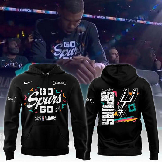 San Antonio Spurs Stadium 2026 Playoff Special Hoodie - Black