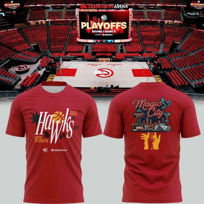 2026 Atlanta Hawks True To Atlanta Magic City Playoffs T-Shirt