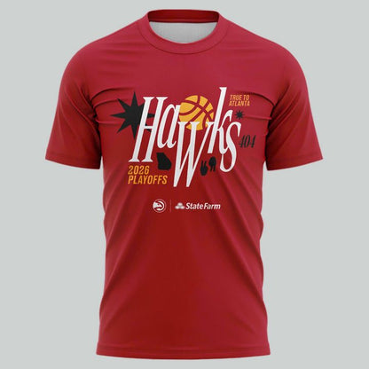 2026 Atlanta Hawks True To Atlanta Magic City Playoffs T-Shirt