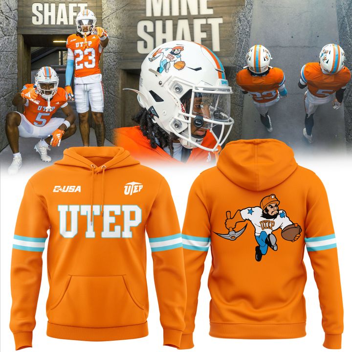 UTEP Miners football 2025 limited edition hoodie for the 93rd Homecoming!