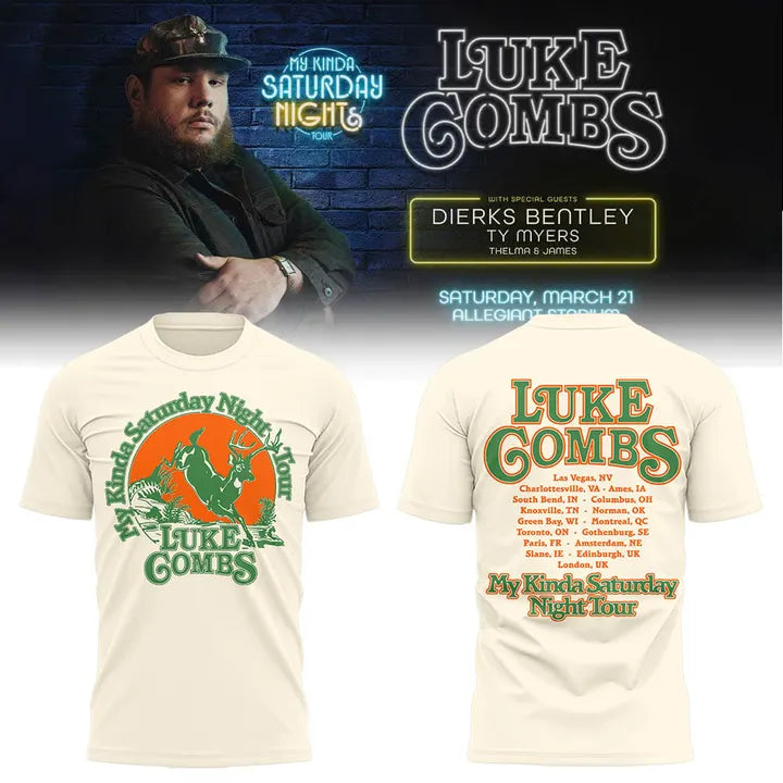 LC - My Kinda Saturday Night Tour Country Music 2026 T-Shirt