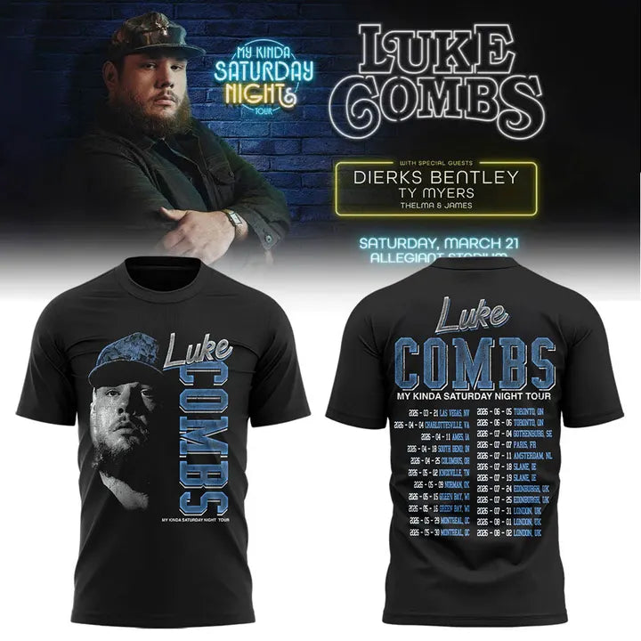 LC - My Kinda Saturday Night Tour Country Music 2026 T-Shirt