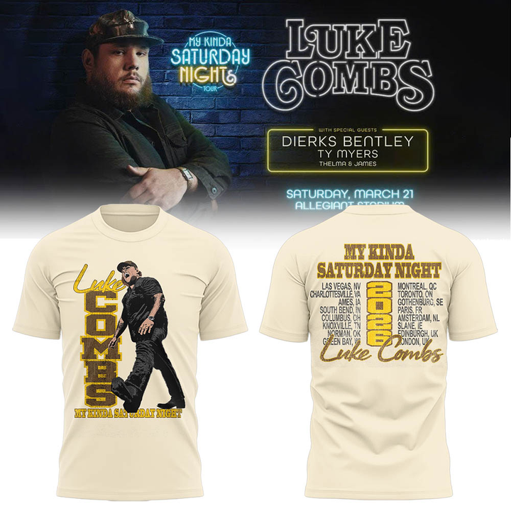 LC - My Kinda Saturday Night Tour Country Music 2026 T-Shirt