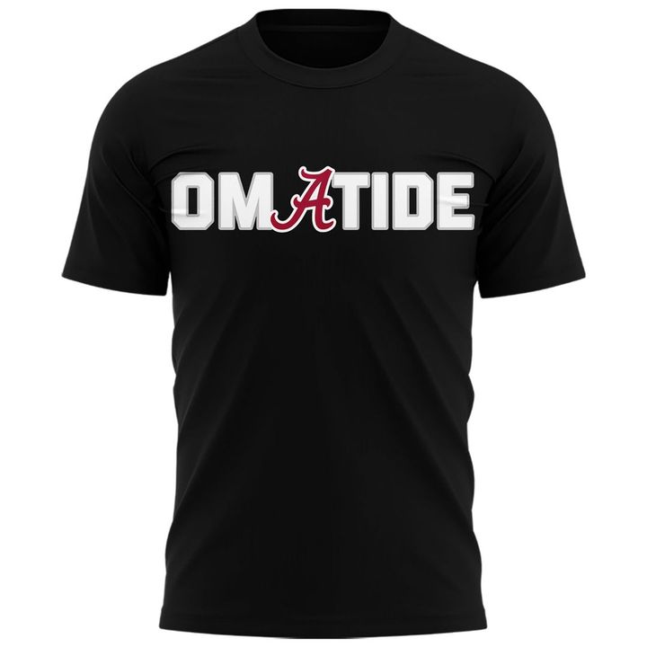 Limited edition Alabama Crimson Tide 2026 Baseball College World Series "OmaTide" T-Shirt Black