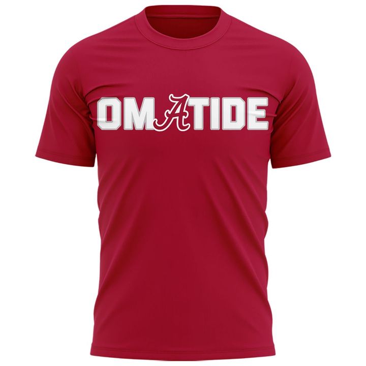 Limited edition Alabama Crimson Tide 2026 Baseball College World Series "OmaTide" T-Shirt Red