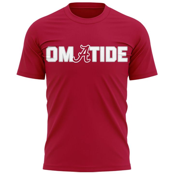 Limited edition Alabama Crimson Tide 2026 Baseball College World Series "OmaTide" T-Shirt Red (Copy)
