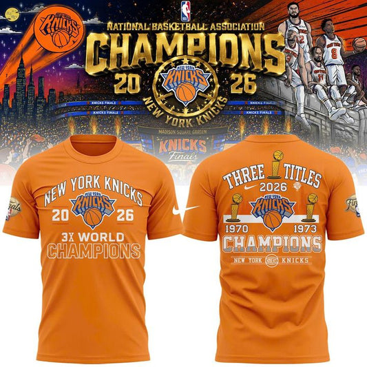 NY Knicks 2026 Finals Champions Limited Edition Locker Room Tshirt
