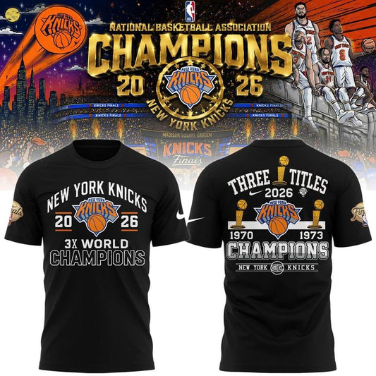 NY Knicks 2026 Finals Champions Limited Edition Locker Room Tshirt