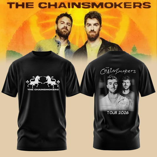 The Chainsmokers Tour 2026 Premium Graphic T-Shirt V4