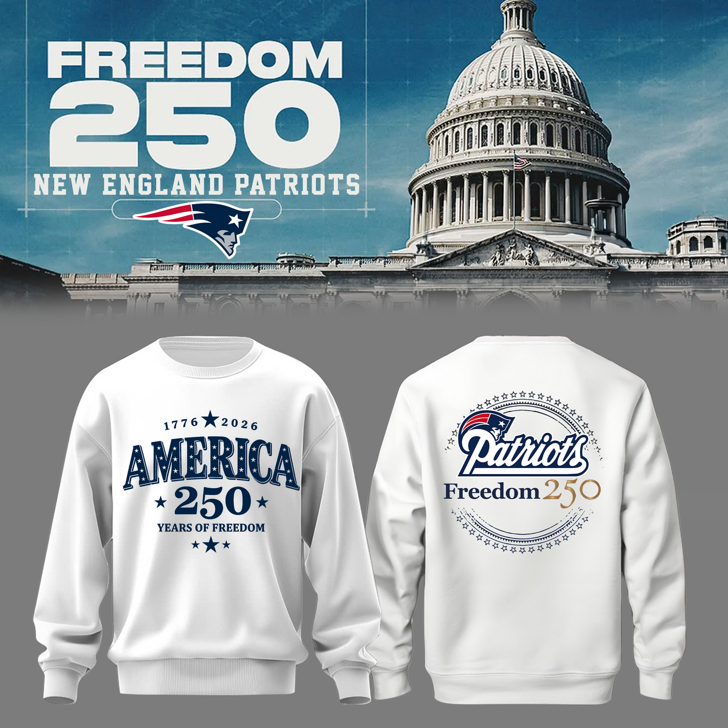 Freedom 250 American NE Patriots Limited Edition