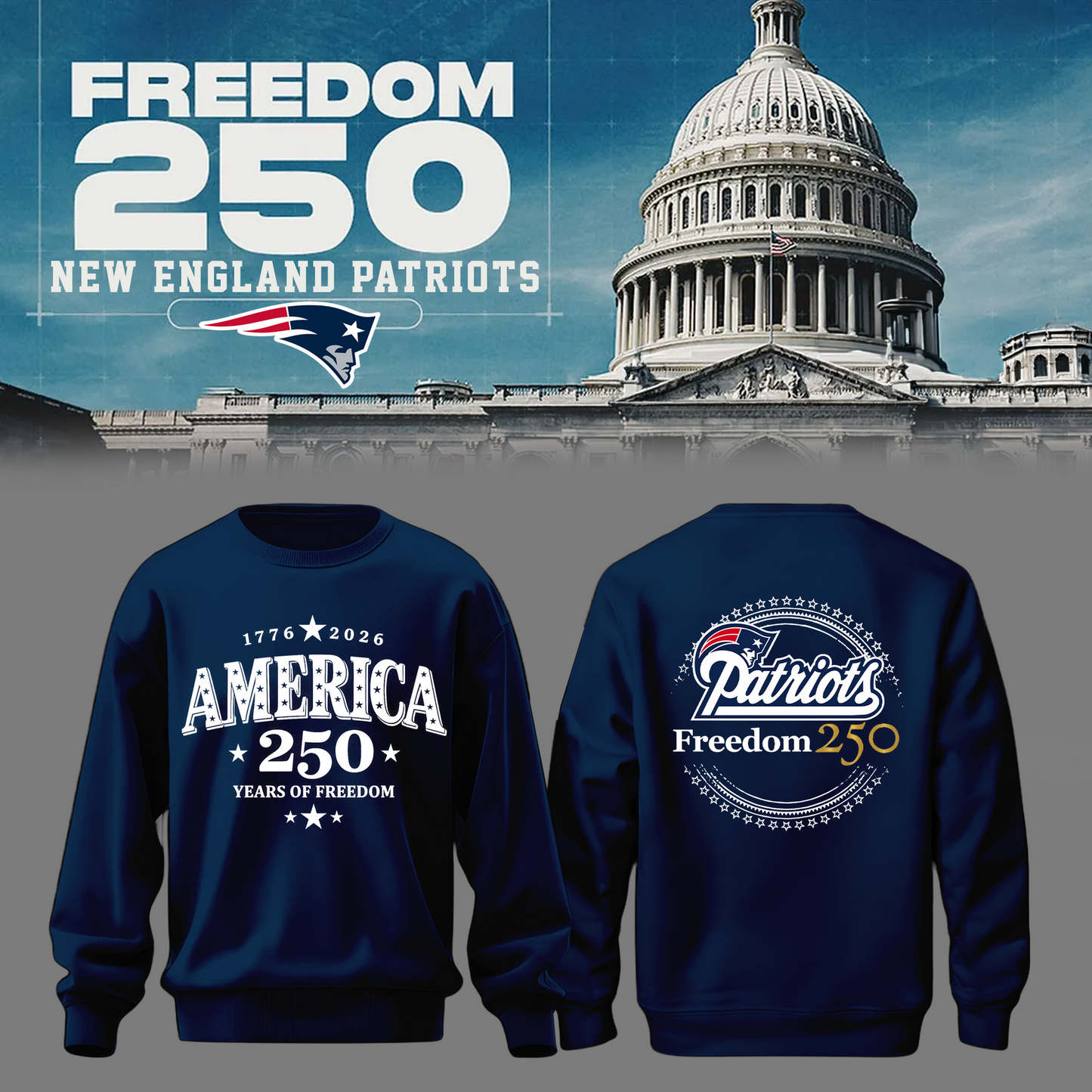 Freedom 250 American NE Patriots Limited Edition