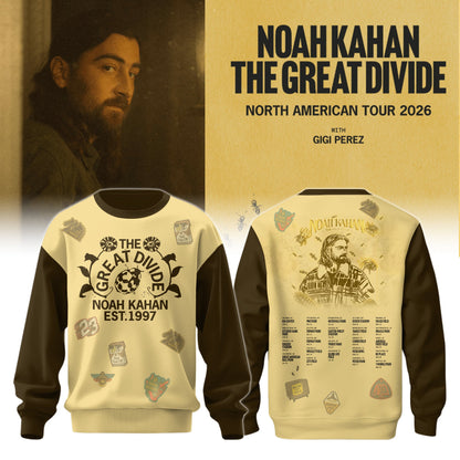 The Great Divide Tour Noah Kahan Limited Edition Sweater
