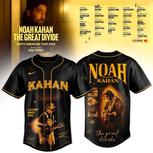 The Great Divide Tour 2026 Noah Kahan Jersey