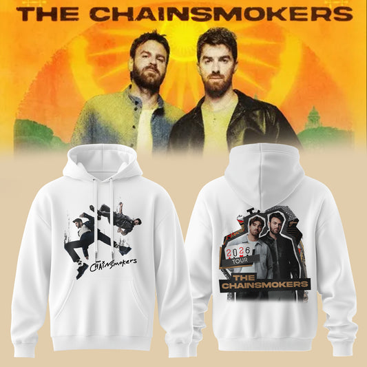 The Chainsmokers Tour 2026 Premium 3D All-Over Print Hoodie V1