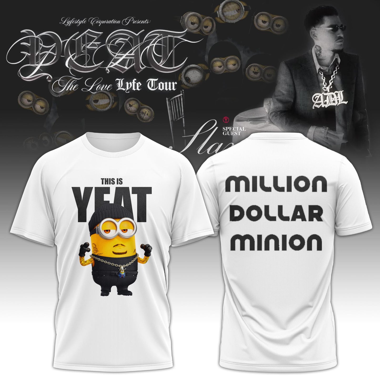 The Collaboration Yeat X Minions Limited Edition T-Shirt