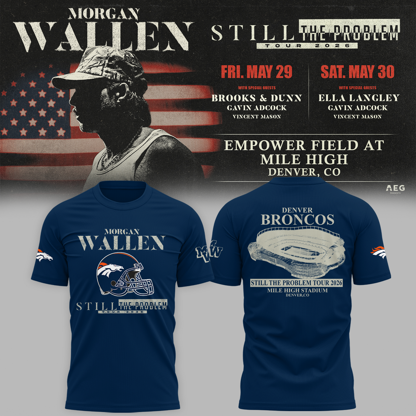 Limited Edition MWallen x DenverBs Tshirt 2026