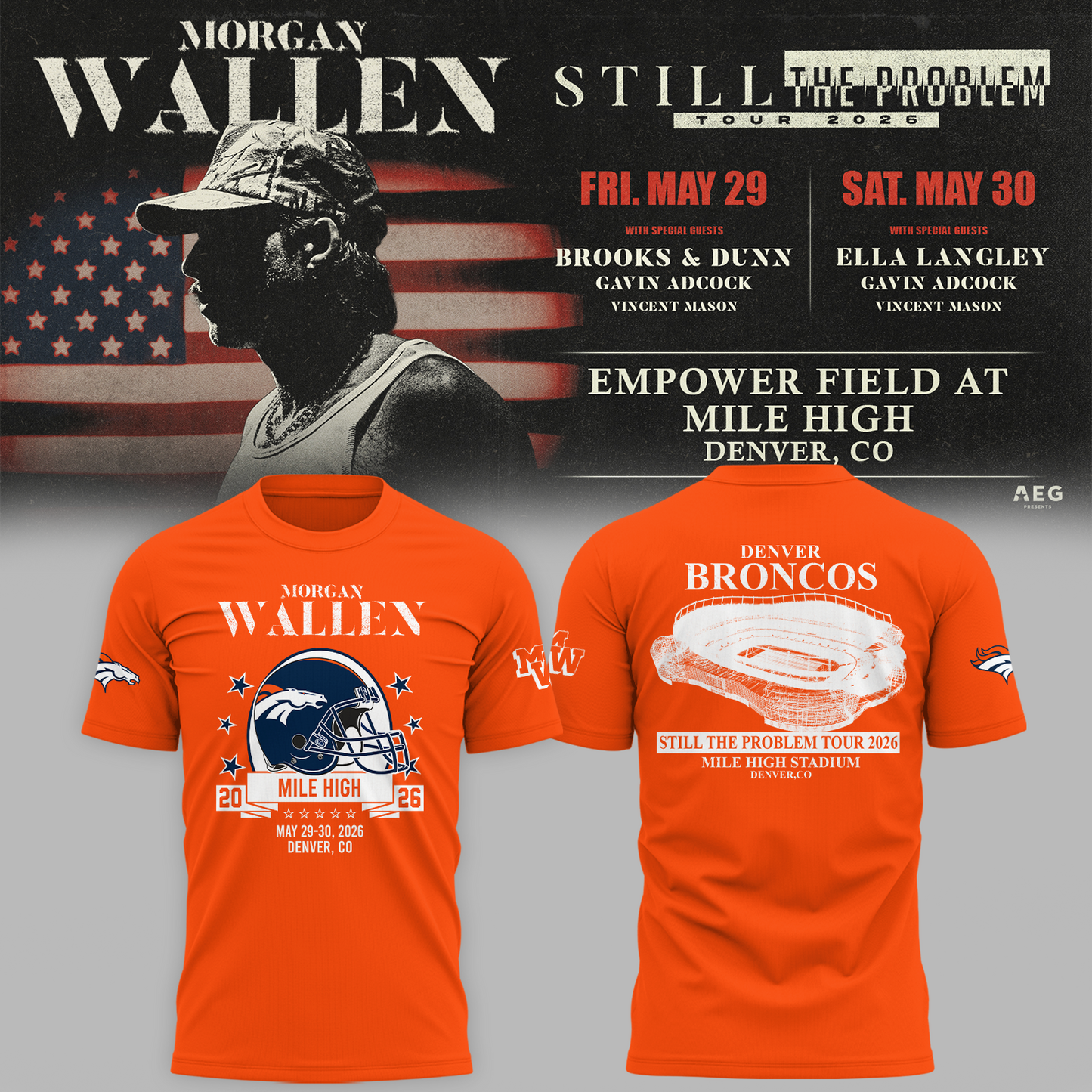 Limited Edition MWallen x DenverBs Tshirt 2026