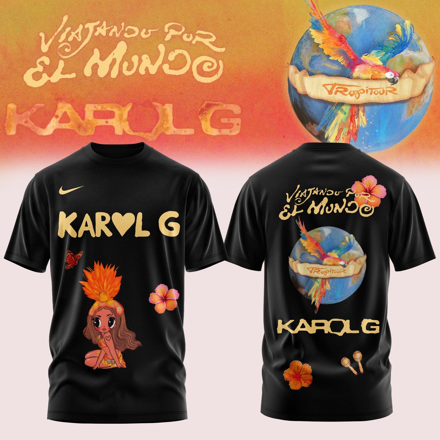 Tropitour Midnight Bloom 2026 Edition T Shirt