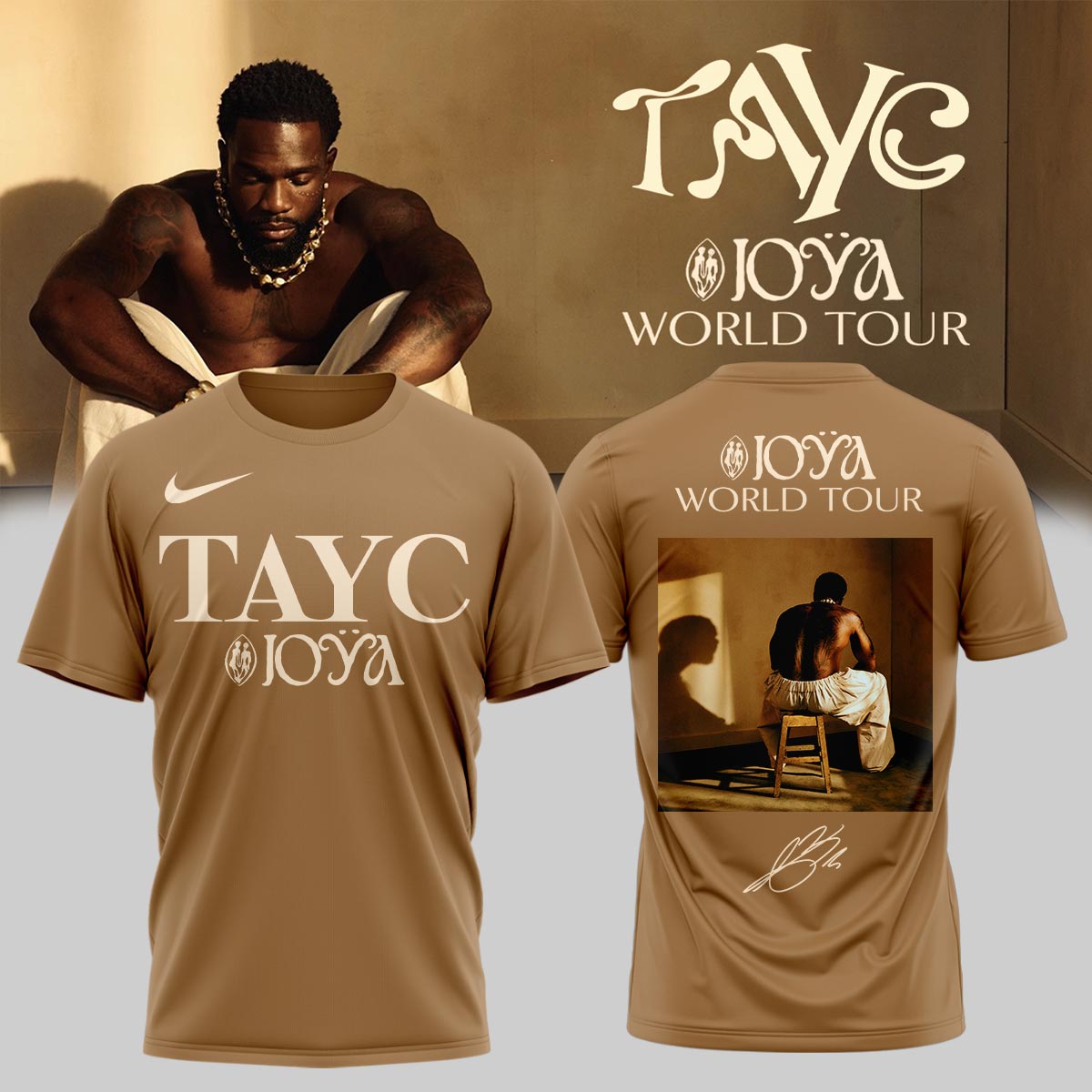 .Tayc – JOŸA TOUR Limited Edition Signature – Shirt