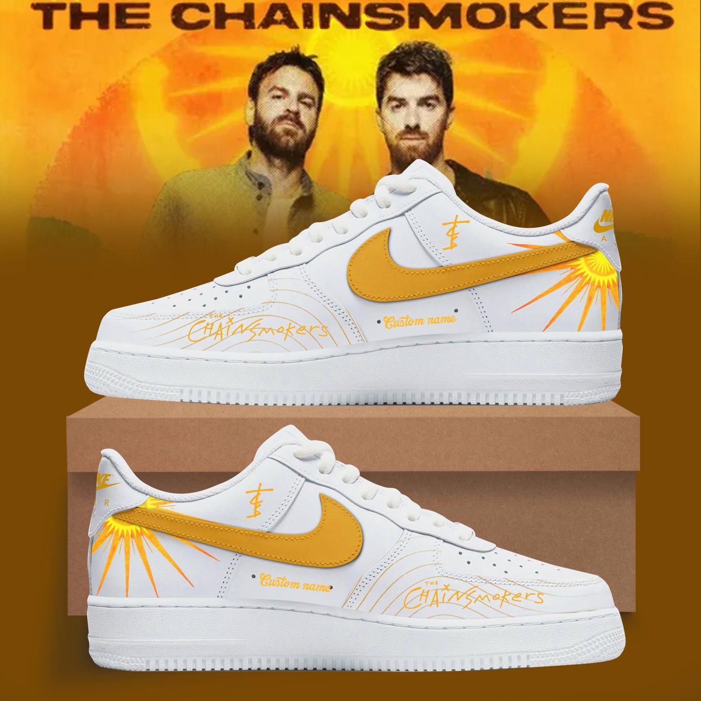 The Chainsmokers Tour 2026 Personalized 3D Custom Sneakers V5