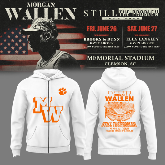 MW x The Clemson Takeover Zip Hoodie Limited Tour Drop