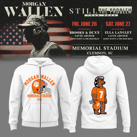 MW x The Clemson Takeover Zip Hoodie Limited Tour Drop