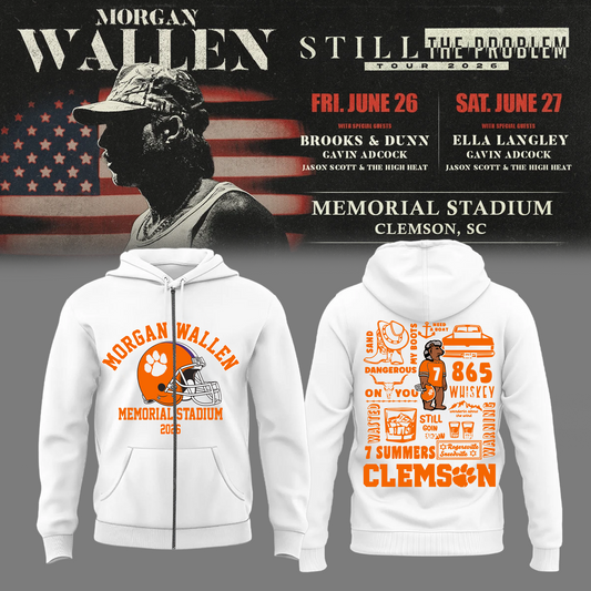 MW x The Clemson Takeover Zip Hoodie Limited Tour Drop