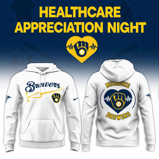 Milwaukee Brewers Healthcare Appreciation Night Limited Edition Hoodie| Jogger | Cap