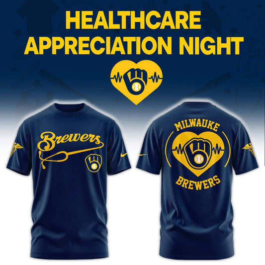 Milwaukee Brewers Healthcare Appreciation Night Limited Edition Tshirt | Jogger | Cap