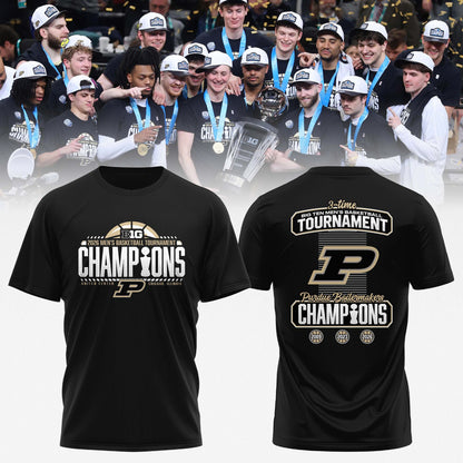 Purdue 2026 BIG Ten Men’s Basketball Tournament Champions Locker Room T-shirt